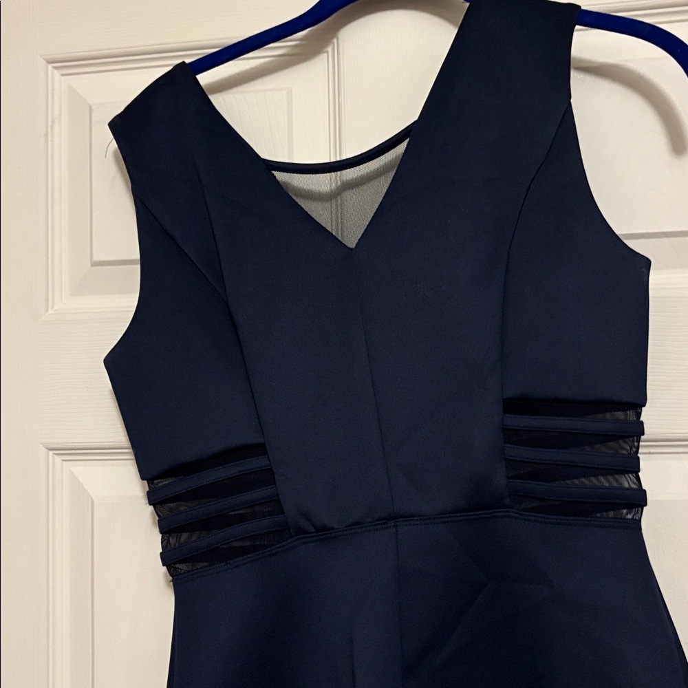 Chic Black Sleeveless Mini Dress - Picture 3 of 4
